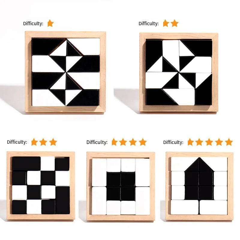 Board game Puzzle Hidden Building Blocks Toys Cultivate Children's Spatial Thinking Imagination Ability Parent-Child Interact