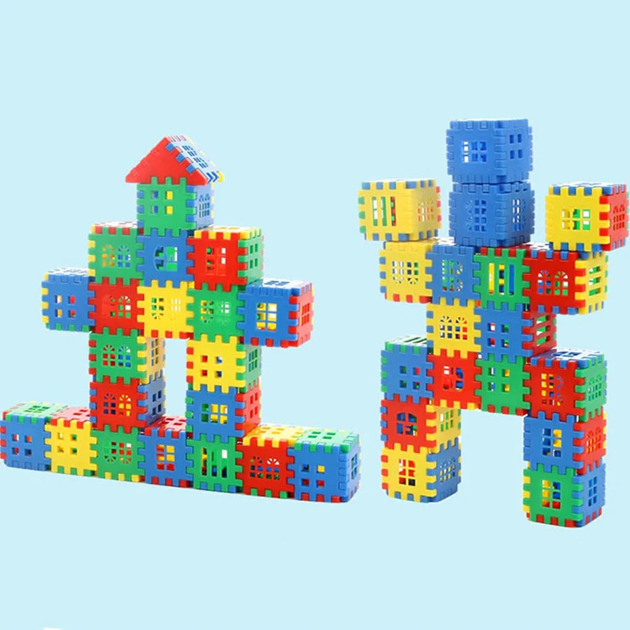 50pcs Colorful House Building Blocks
