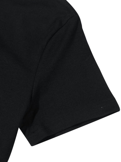 Men's Casual Crew Neck T-Shirt, 100% Polyester Knit Fabric, Medium Stretch, All-Season Comfort, Regular Fit with "Just Because I'm Awake Doesn't Mean I'm Ready to Do Things" Print
