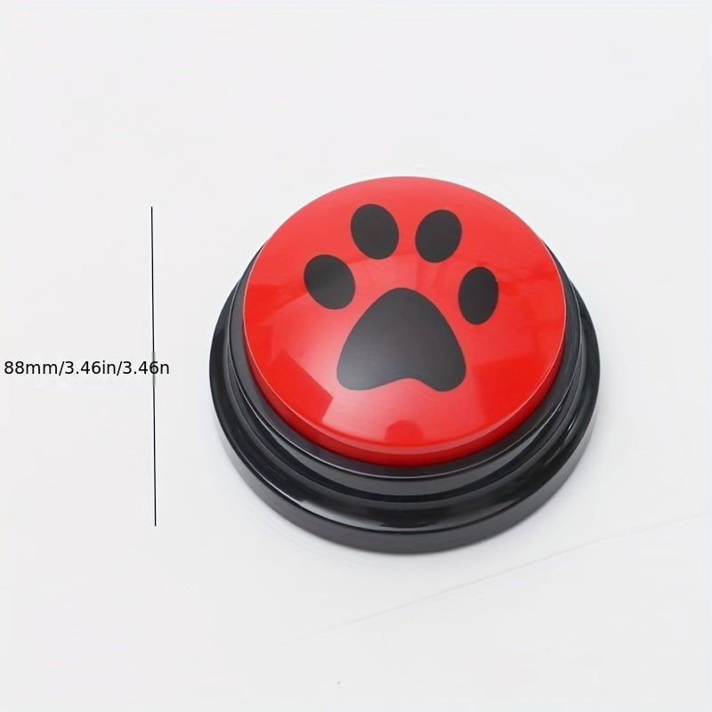 Paw Print Dog Training Buttons - 4, 8, 10 Pcs