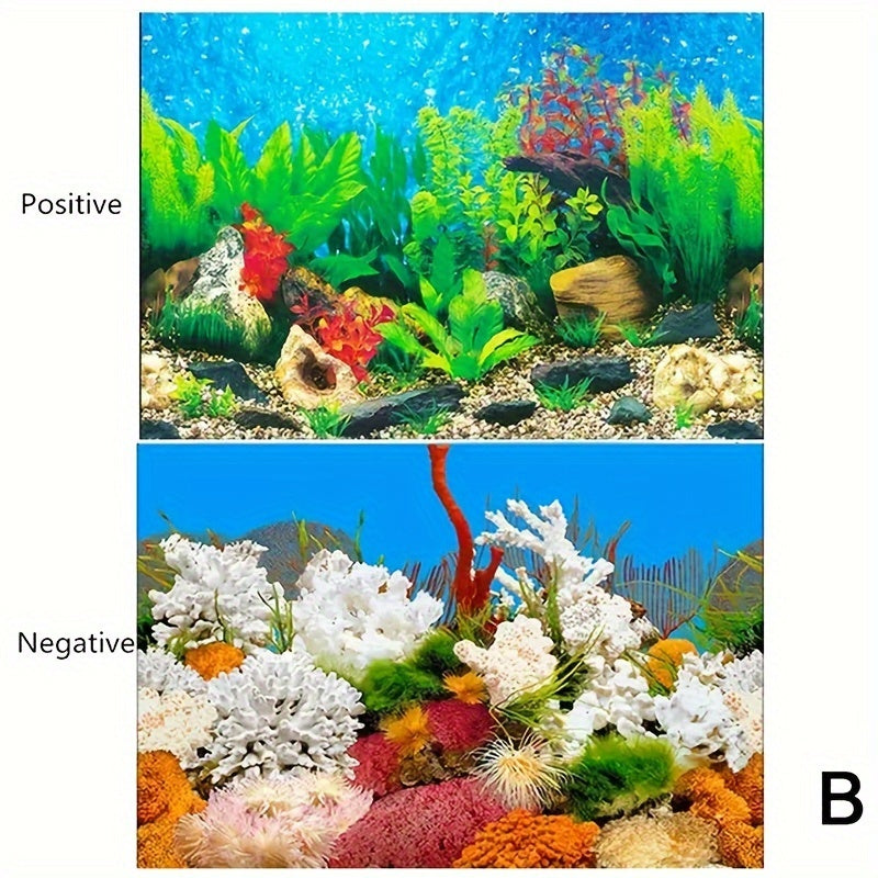 1pc Fish Tank Background Paper