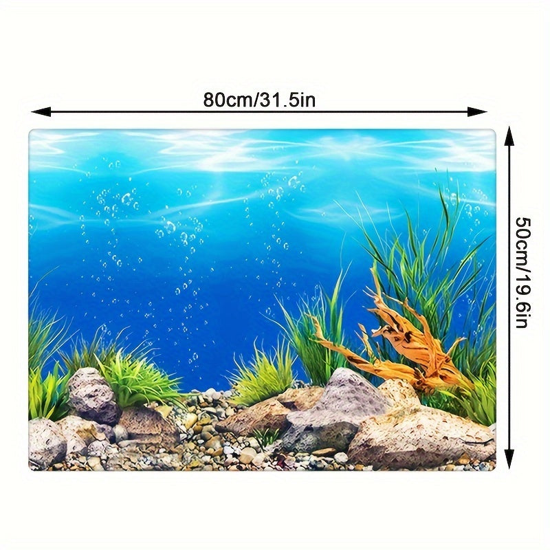 1pc Fish Tank Background Paper