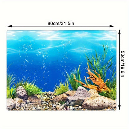1pc Fish Tank Background Paper