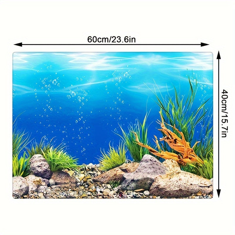 1pc Fish Tank Background Paper