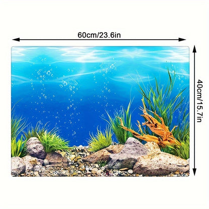 1pc Fish Tank Background Paper