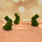 Short Velvet Moss Living Room Small Ornaments Easter Bunny