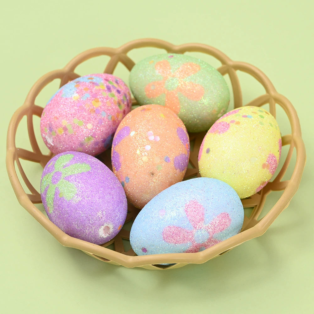 Easter Foam Carrot Toy Small Ornaments Colorful Eggs