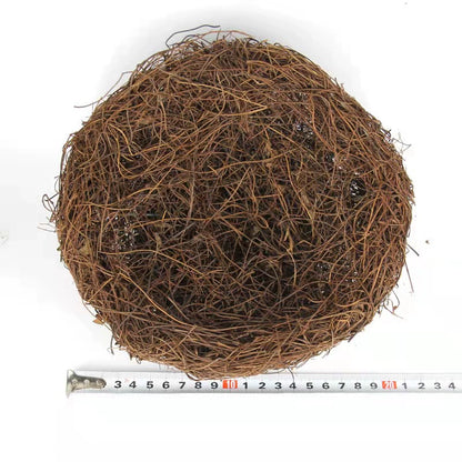 Bird Nest Rattan Artificial Easter Props Bird Nest