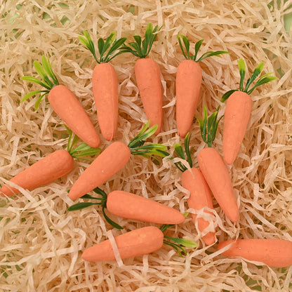 Easter Foam Carrot Toy Small Ornaments Colorful Eggs