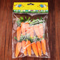 Easter Foam Carrot Toy Small Ornaments Colorful Eggs