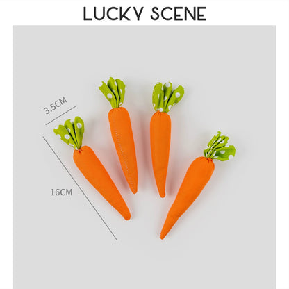 [Auspicious Props] Easter Fabric Carrot Toy Birthday Photo Kids Scene Baby Party Ornaments