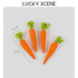 [Auspicious Props] Easter Fabric Carrot Toy Birthday Photo Kids Scene Baby Party Ornaments