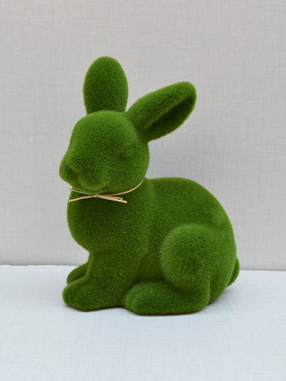 Short Velvet Moss Living Room Small Ornaments Easter Bunny