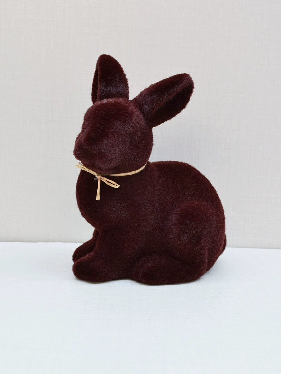 Short Velvet Moss Living Room Small Ornaments Easter Bunny