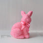 Short Velvet Moss Living Room Small Ornaments Easter Bunny