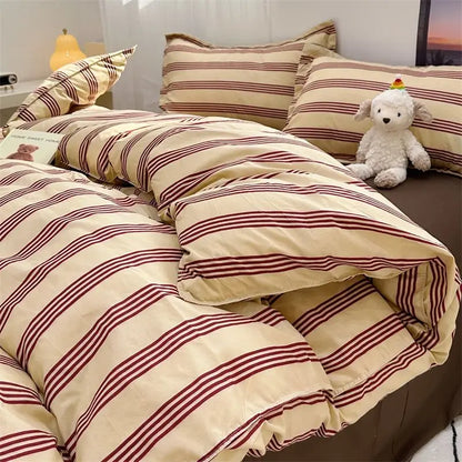 Grid Duvet Cover Set