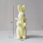 Short Velvet Moss Living Room Small Ornaments Easter Bunny
