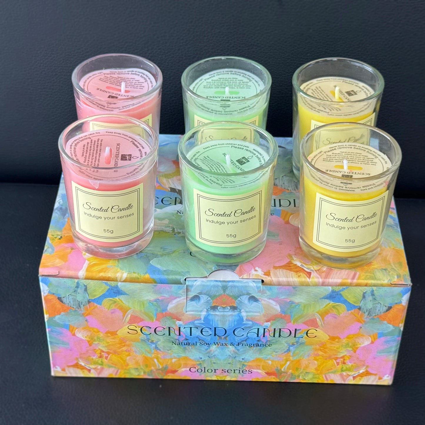 scented candles gift box