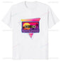 Vintage Cassette Tape Pencil Printed T-Shirt