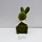 Short Velvet Moss Living Room Small Ornaments Easter Bunny