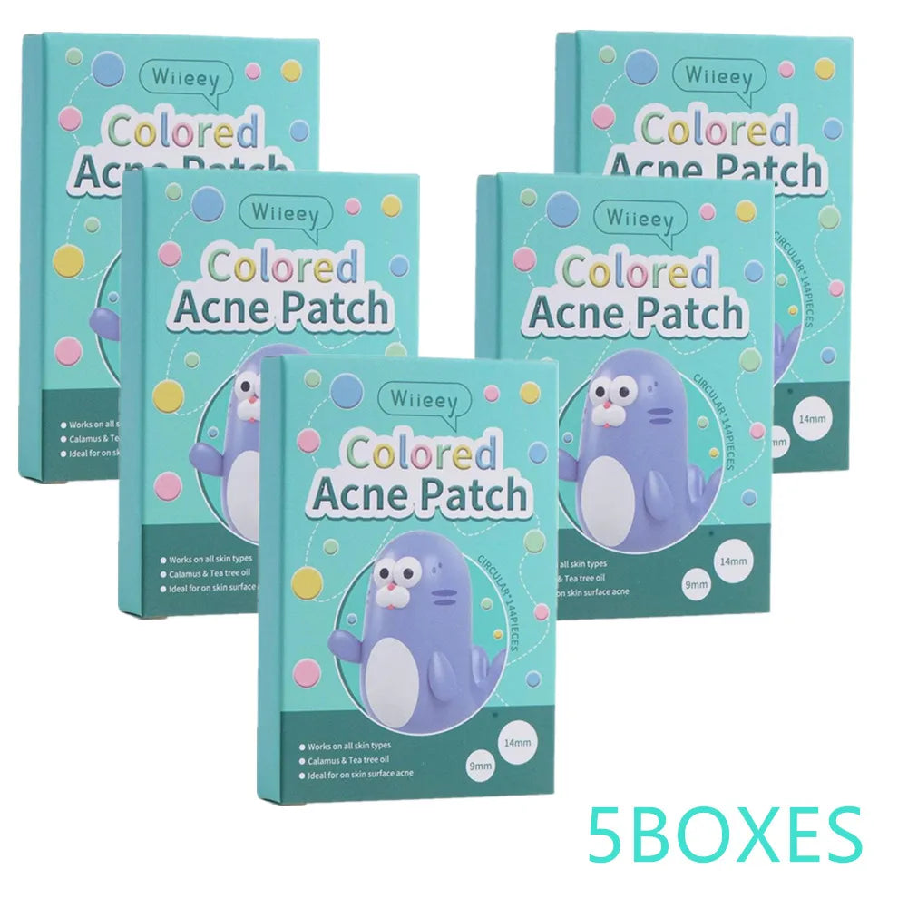 5box Colorful Mini Star Invisible Acne Removal Pimple Patch