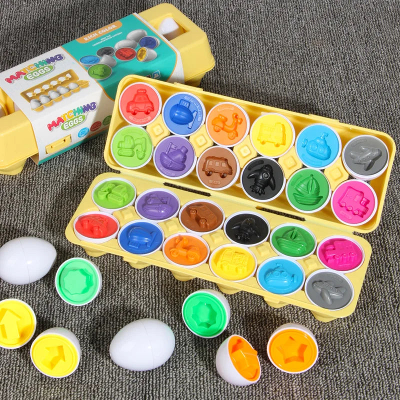 Eggs Screws 3D Puzzle Montessori