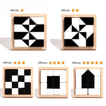 Board game Puzzle Hidden Building Blocks Toys Cultivate Children's Spatial Thinking Imagination Ability Parent-Child Interact