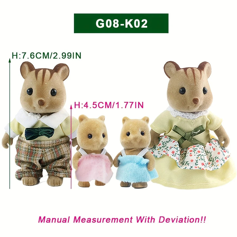 1:12 Scale Dollhouse Miniatures Forest Animals
