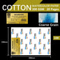 BAOHONG 20pcs 100% Cotton Artist Watercolor Drawing Paper