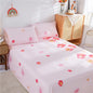 Flower Bed Sheet Set 3Pcs Cotton Thickened