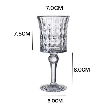 France Crystal Wine Glasses Sparkling Champagne Cocktail Whiskey Clear Cup Party Bar Restaurant Luxury Decorations Sobriety Set