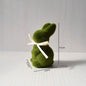 Short Velvet Moss Living Room Small Ornaments Easter Bunny