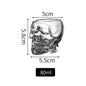 Halloween Household Skull Head Glass