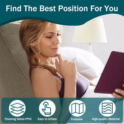 Inflatable Travel Wedge Pillow