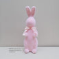 Short Velvet Moss Living Room Small Ornaments Easter Bunny