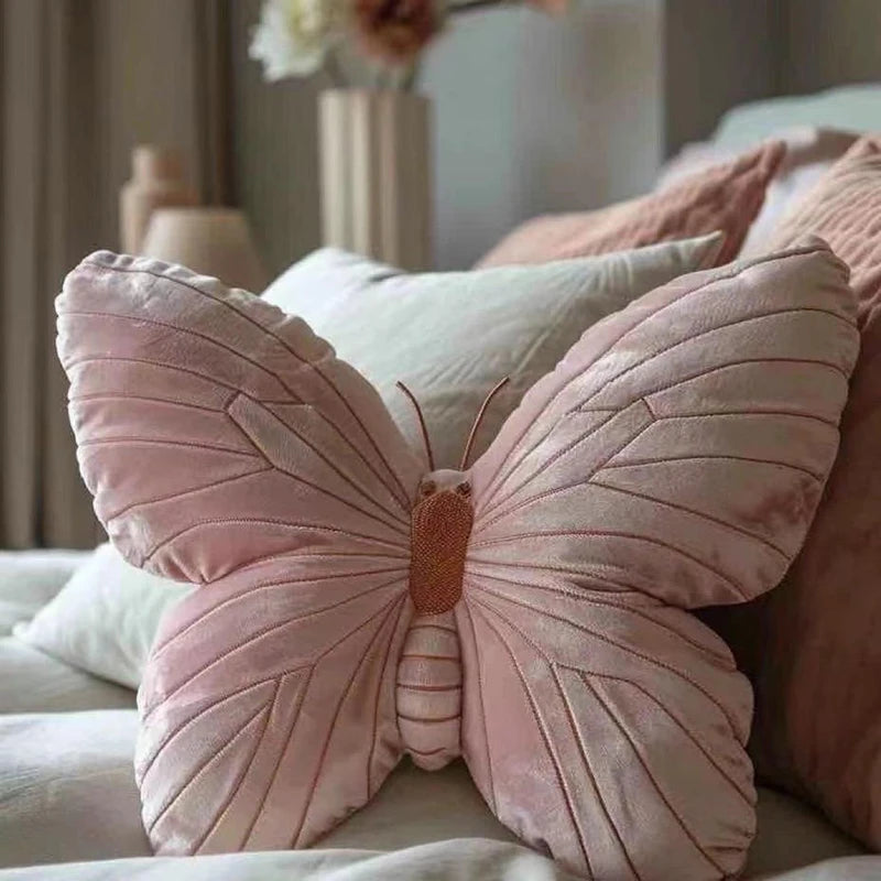 3D butterfly pillow
