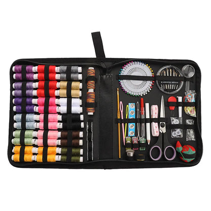 Handicraft DIY Sewing Kit Large Box Crochet Sewing Hand Needle Set Tools Travel Ladies Scissors Women G79
