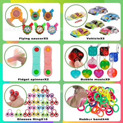 868Pcs Kids Birthday Party Fun Toy Party Small Gift Birthday Gift fidget toys stress relief Party Toys Pinata Filler Blind box
