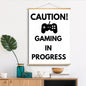 Soild Wood Scroll Hanging Canvas Posters Picture for Boys Room Canvas Wall Art Bedroom Gaming Room Posters Teen Room Decoration