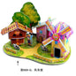 Custom Puzzle Photo Cartoon Castle Princess House 3d Puzzle Jigsaw Learning Educational Toys For Children Personalized Gift Toys