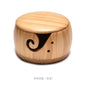 Wooden Yarn Knitting Bowl Large Crochet Yarn Storage Holder Handmade Crocheting Accessories and Supplies Organizer