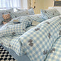 Grid Duvet Cover Set