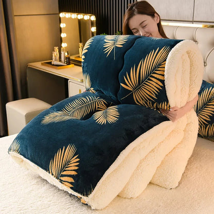 Winter Bedding Thick Quilt Blanket