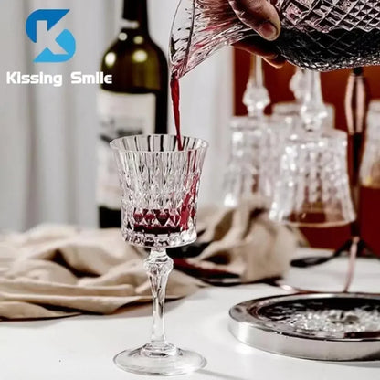 France Crystal Wine Glasses Sparkling Champagne Cocktail Whiskey Clear Cup Party Bar Restaurant Luxury Decorations Sobriety Set