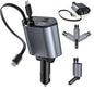 Retractable Car Charger 120W Fast Charger, 4-in-1 Fast Charging Car Phone Charger