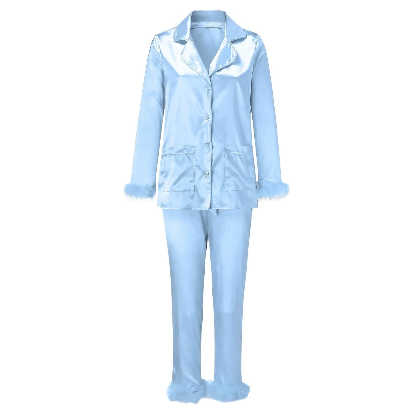 2Pcs Women Pajamas Set