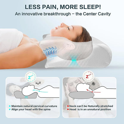 Memory Foam Orthopedic Neck Pillow