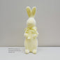 Short Velvet Moss Living Room Small Ornaments Easter Bunny