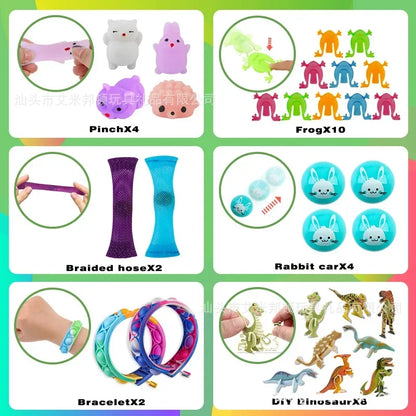 868Pcs Kids Birthday Party Fun Toy Party Small Gift Birthday Gift fidget toys stress relief Party Toys Pinata Filler Blind box