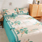 Flower Bed Sheet Set 3Pcs Cotton Thickened